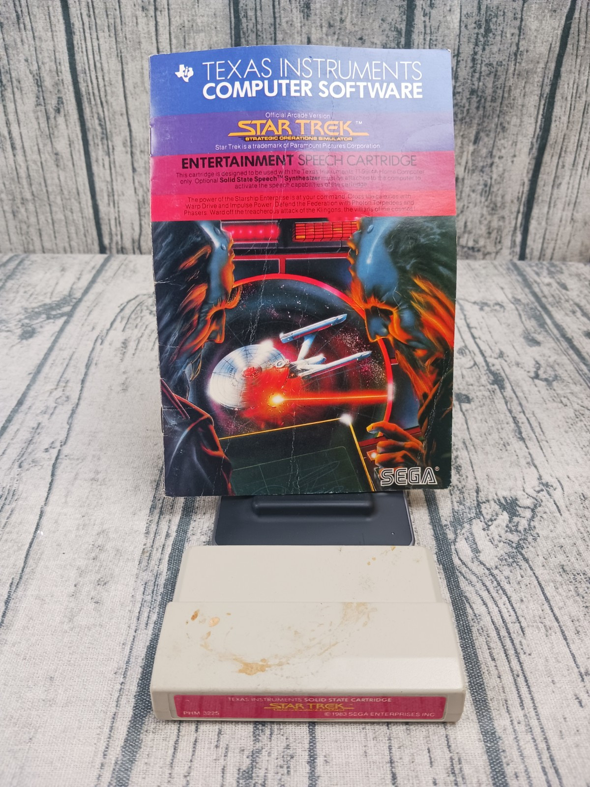 Vintage Texas Instruments Home Computer Star Trek W/ Instruction Manual
