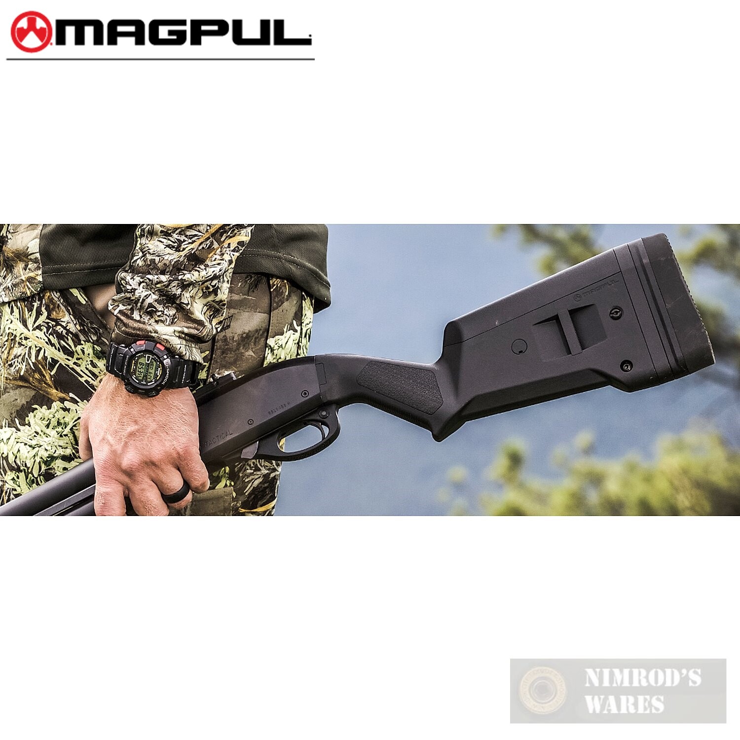 MAGPUL SGA STOCK for REMINGTON 870 12 Gauge SHOTGUN MAG460-BLK FAST SHIP
