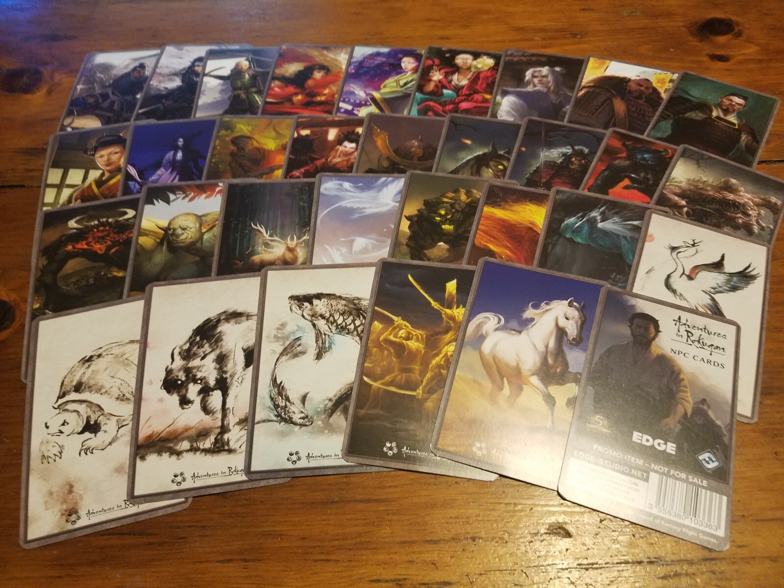 Adventures in Rokugan - Legend of the Five Rings - L5R - D&D 5e - 31 NPC Cards