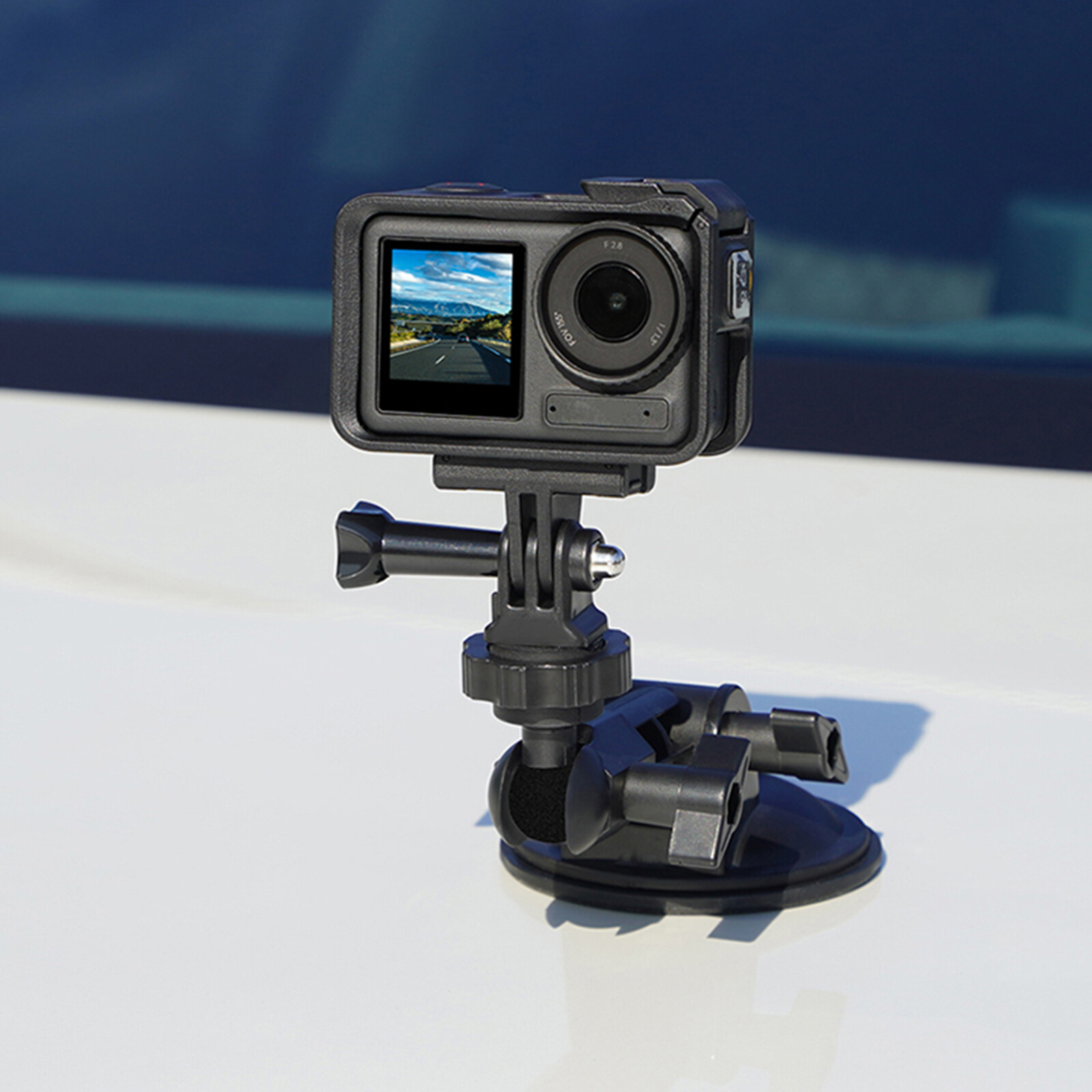 For DJI OSMO POCKET 3 Car Suction Cup Bracket Camera Adapter Bezel Accessory