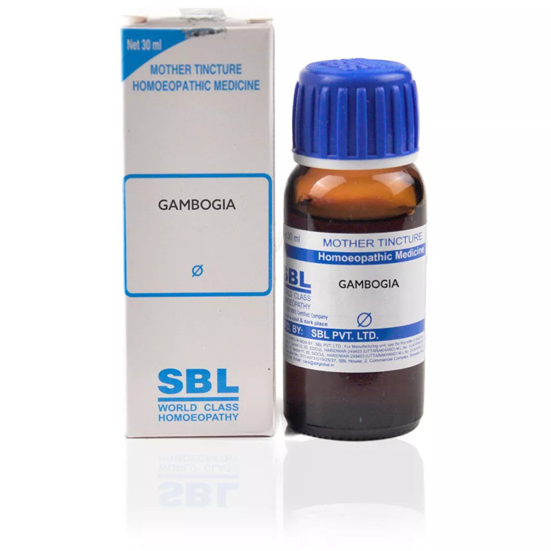 SBL Homeopathic Gambogia Mother Tincture (Q) (30 - 100 ml)