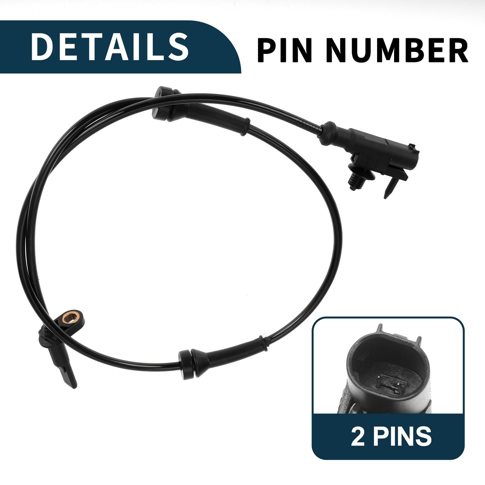ABS Wheel Speed Sensor for Smart Forfour Durable No.A4545420618 | Front Right...