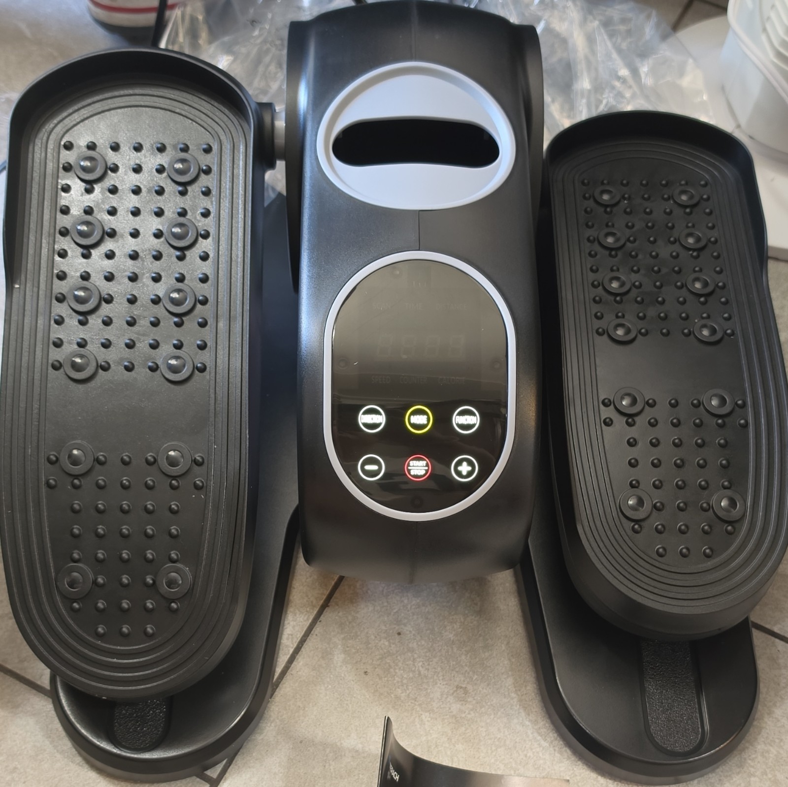 MERACH Under Desk Electric Elliptical Trainer, LCD, 3 Programs, Remote Manual