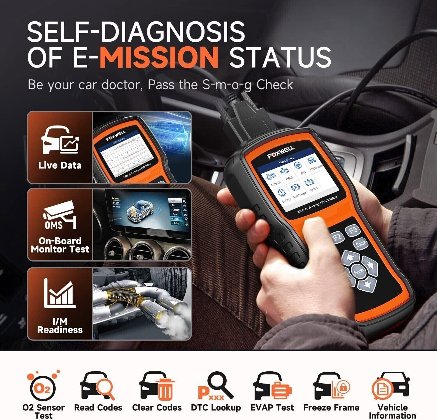 Lexus OBD2 Car Code Diagnostic Tool ABS Bleed SRS SAS Engine Reset Kit US NT630
