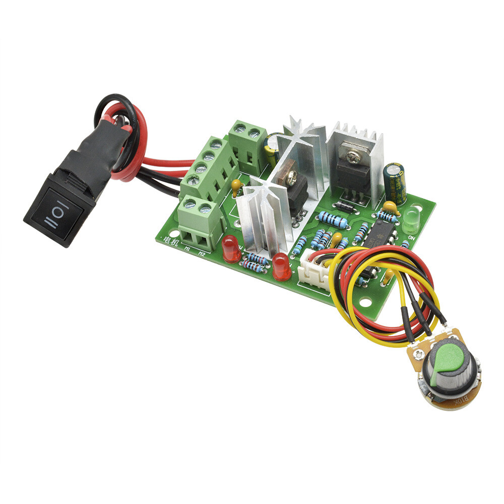 DC 6V-30V Motor Speed Controller Reversible PWM Control Forward / Reverse switch
