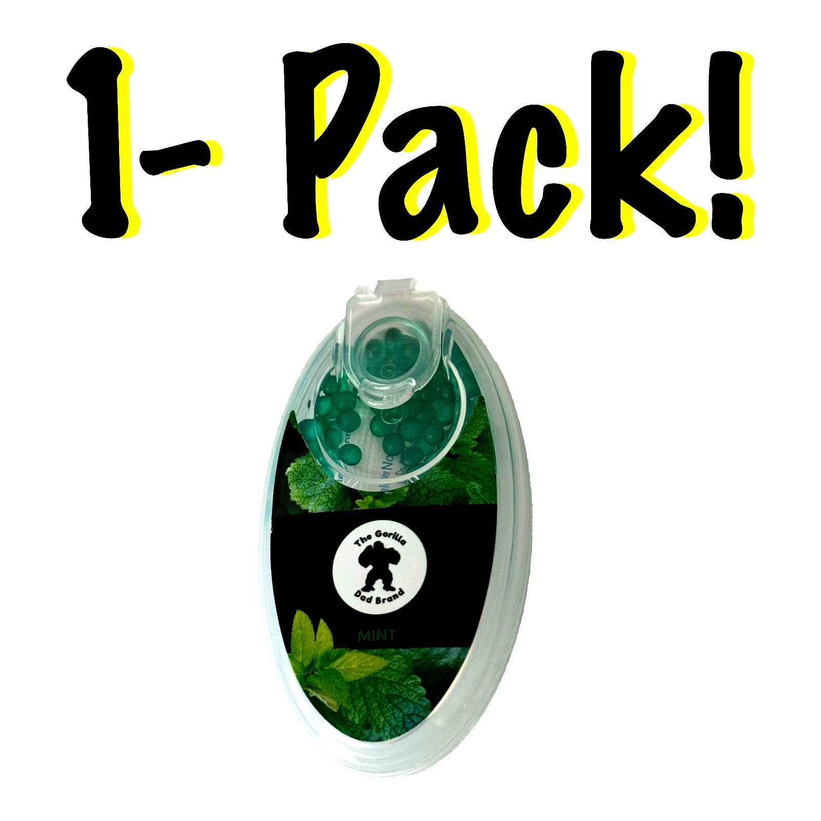 100 Count Green Mint Crush Balls - DIY Menthol Infusion Beads for Filter Tips