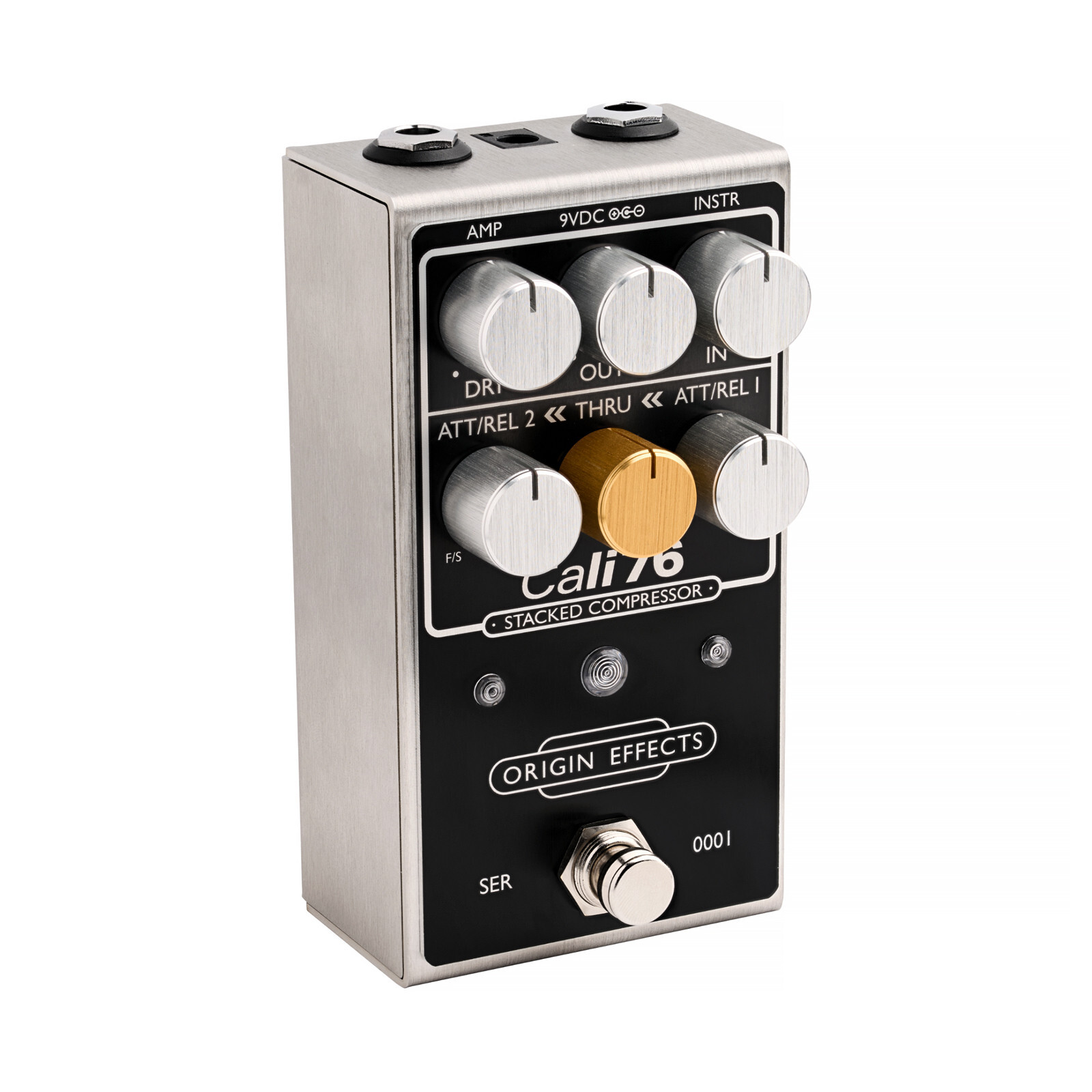 Origin Effects Cali76 Stacked Compressor Pedal (Black)