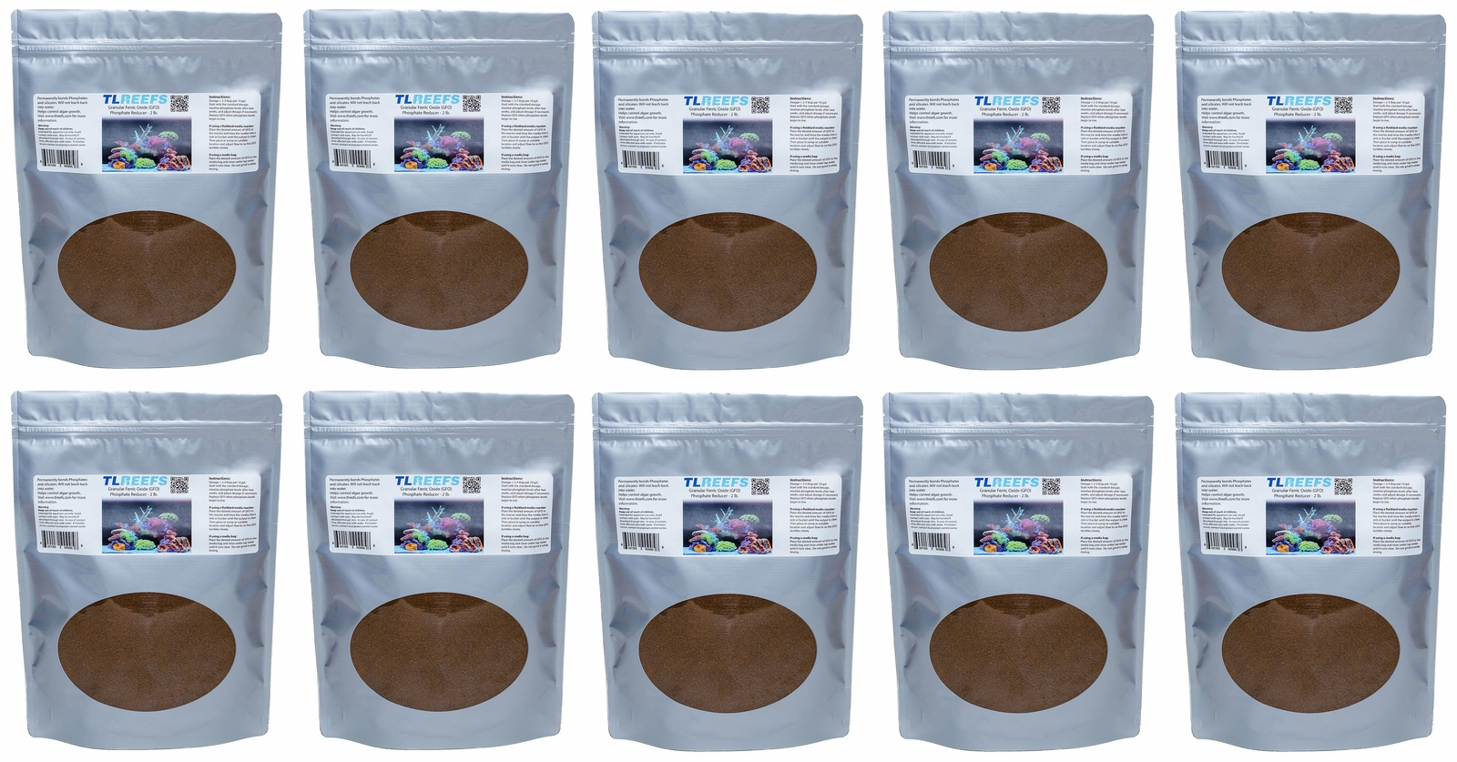Granular Ferric Oxide, GFO Phosphate Removal, 20lbs Free Shipping!