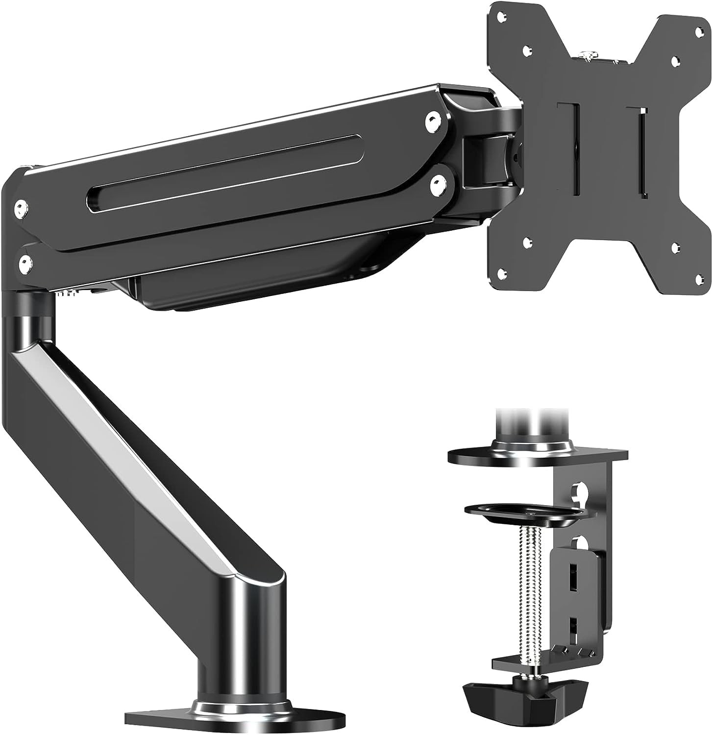 Suptek Monitor Mount Gas Spring Monitor Arm Desk Mount Fully Adjustabl