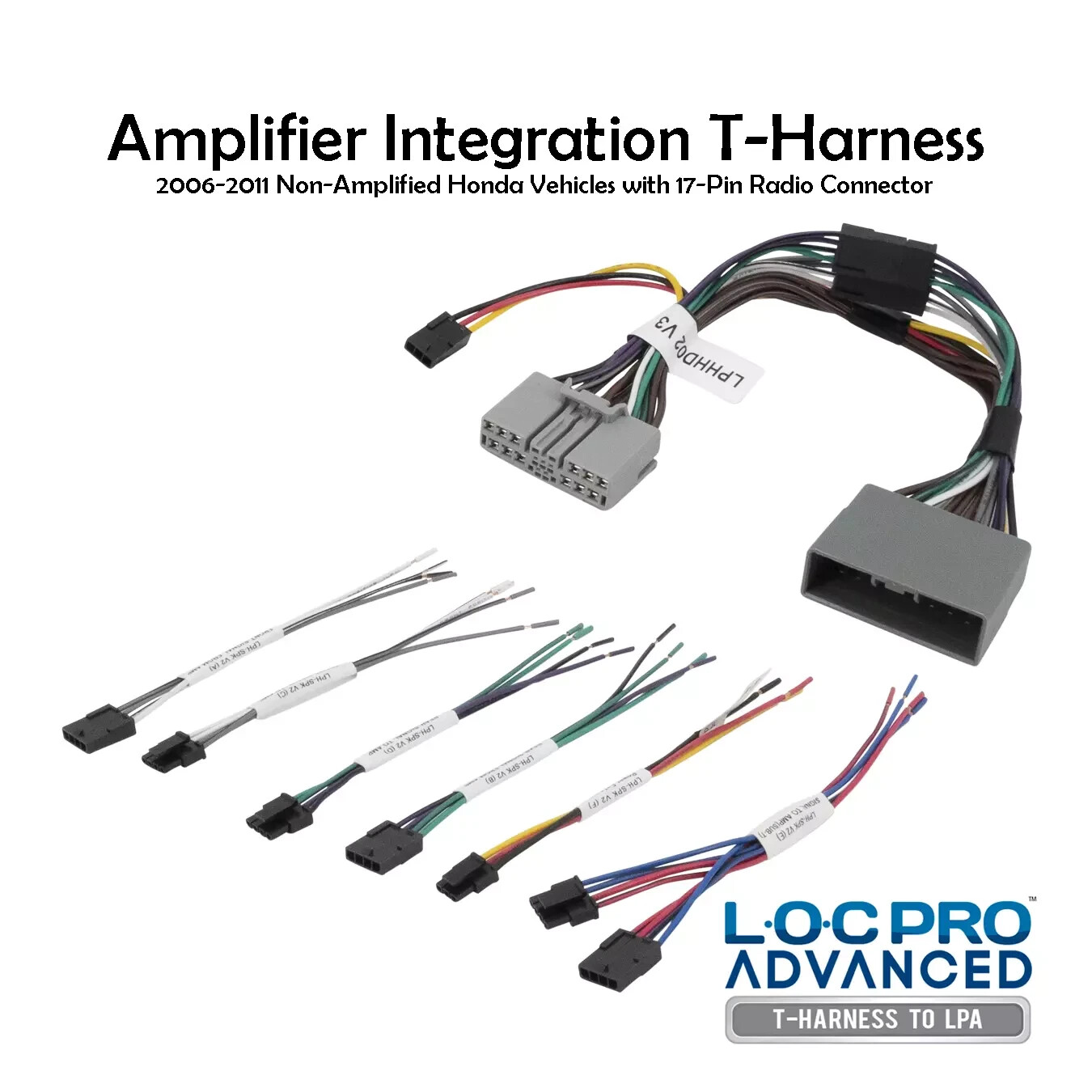 PAC Amplifier Integration Solution for Select 2006-2011 Honda LPHHD02+LPA-E.4