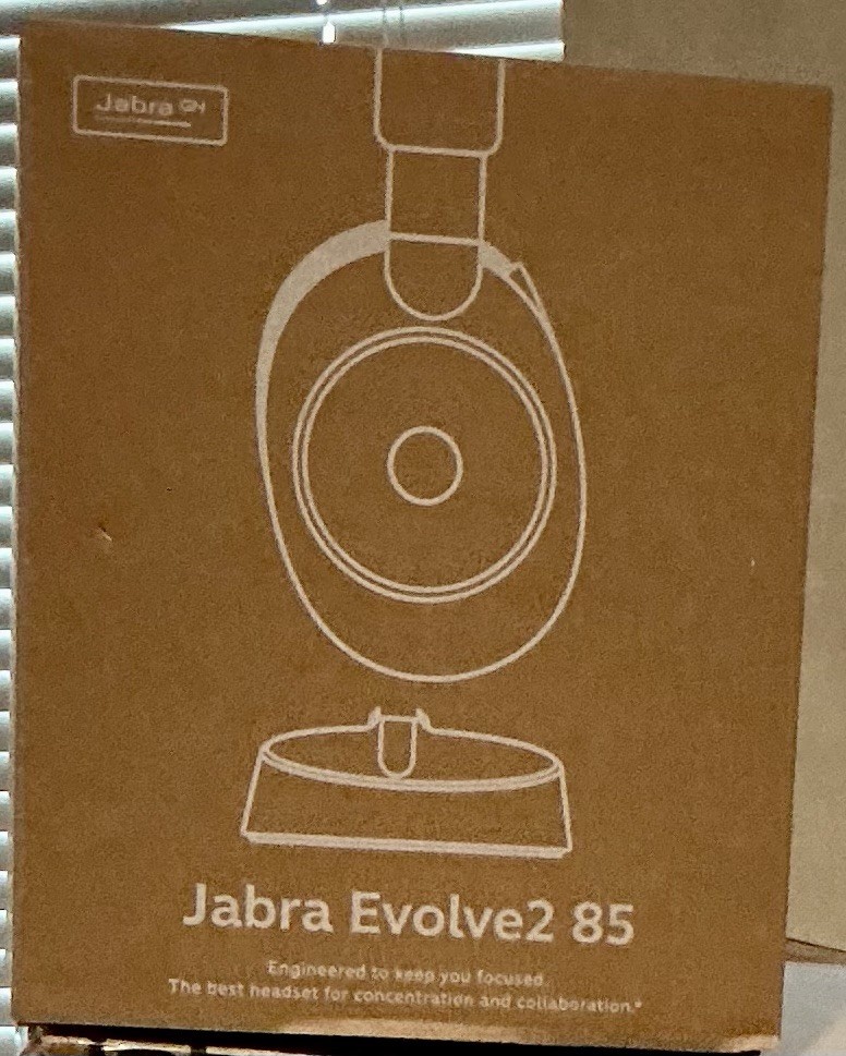 Jabra Evolve2 85 Wireless Bluetooth ANC Stereo Headset Boom Mic