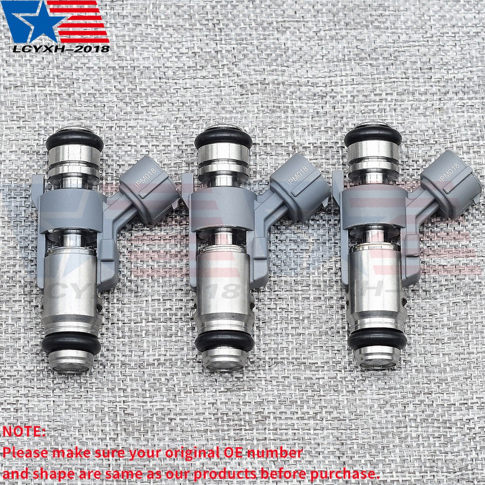 3PCS Fuel Injectors Fit for John Deere Gator XUV835M XUV835E XUV825E AUC11700