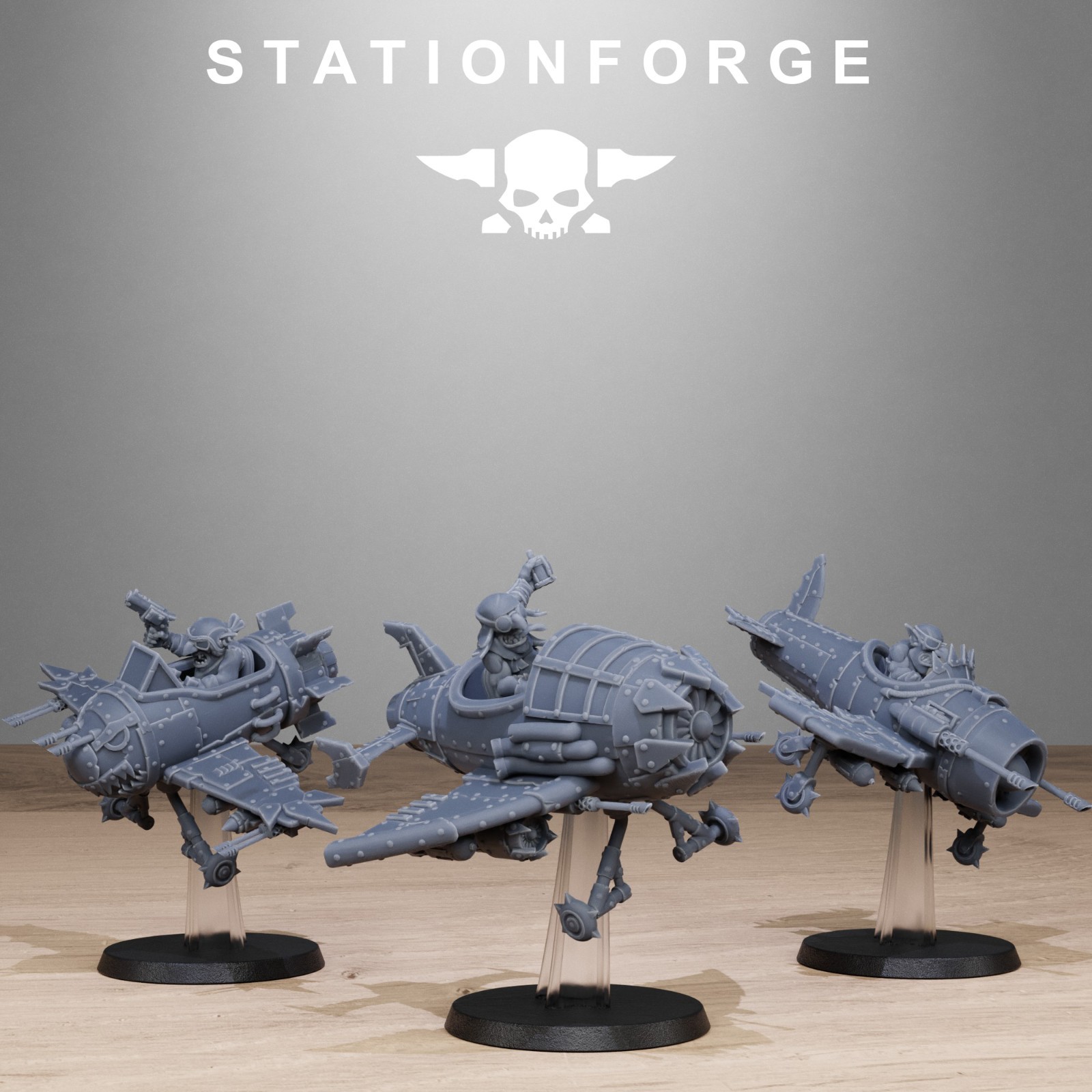 Orkaz Goblin Attack Planes from Station Forge 32mm