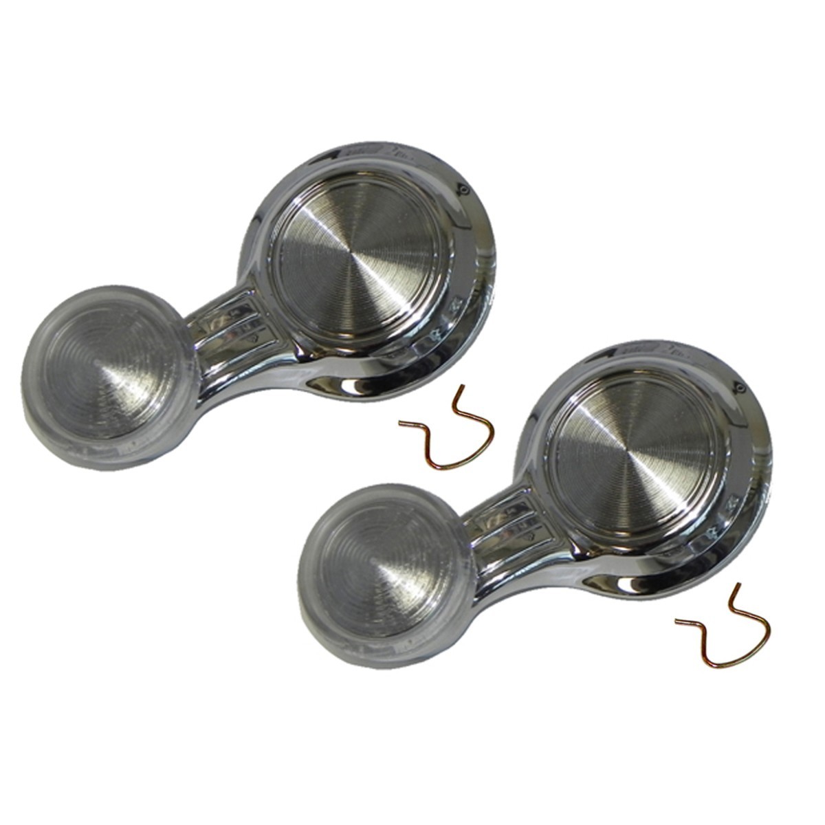 Window Handle Crank Vent Clear Knob Clip 1968-72 Chevelle Firebird Nova Lemans