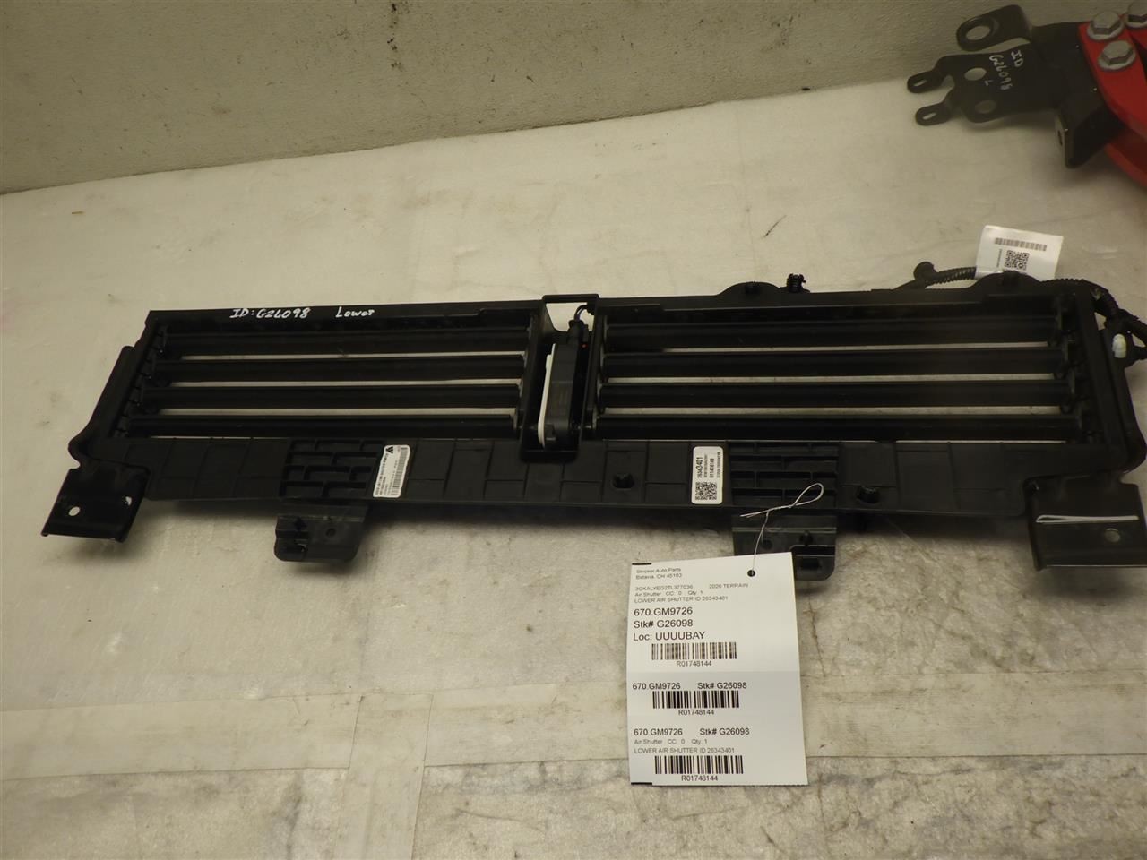 2026 Terrain AT4 Lower Air Shutter 26343401