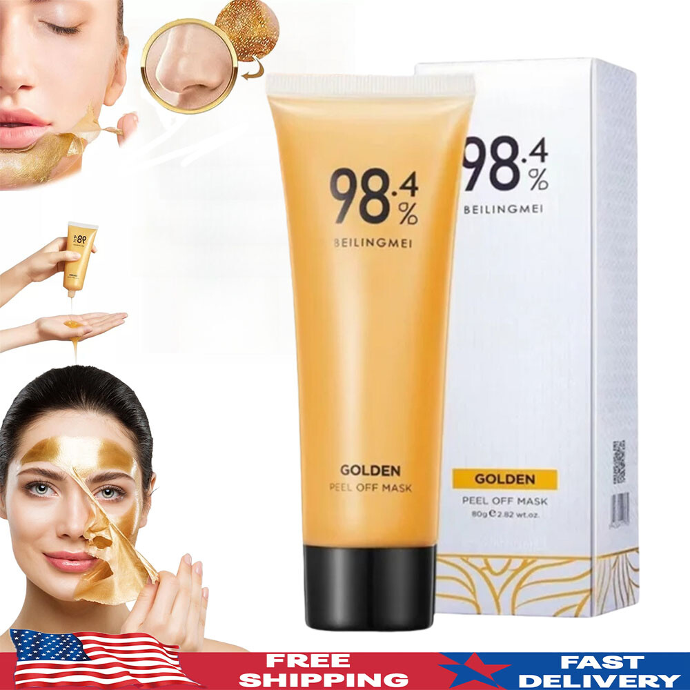 Gold Foil Peel-Off Mask - 98.4% Beilingmei Gold Face Mask for wrinkles