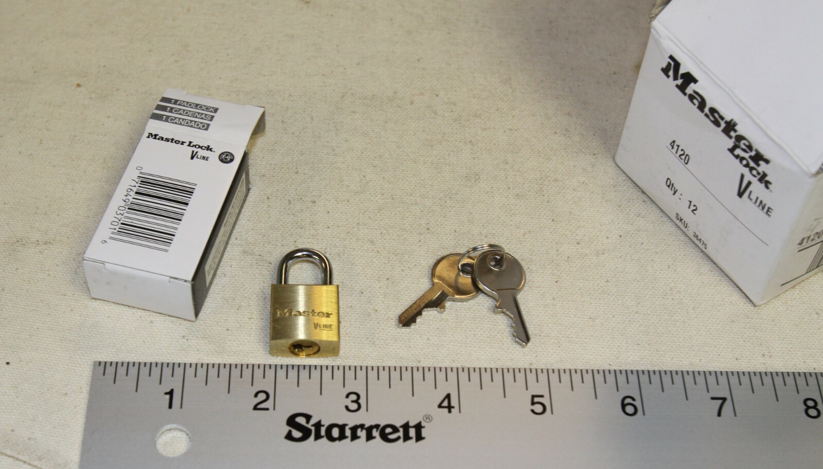 Master V Line mini padlocks - qty. 11 for 1 price