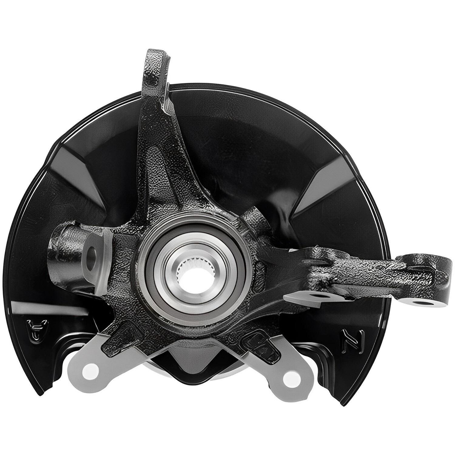 Pair Front Steering Knuckle & Wheel Hub Bearing for 2006 2007 - 2011 Honda Civic