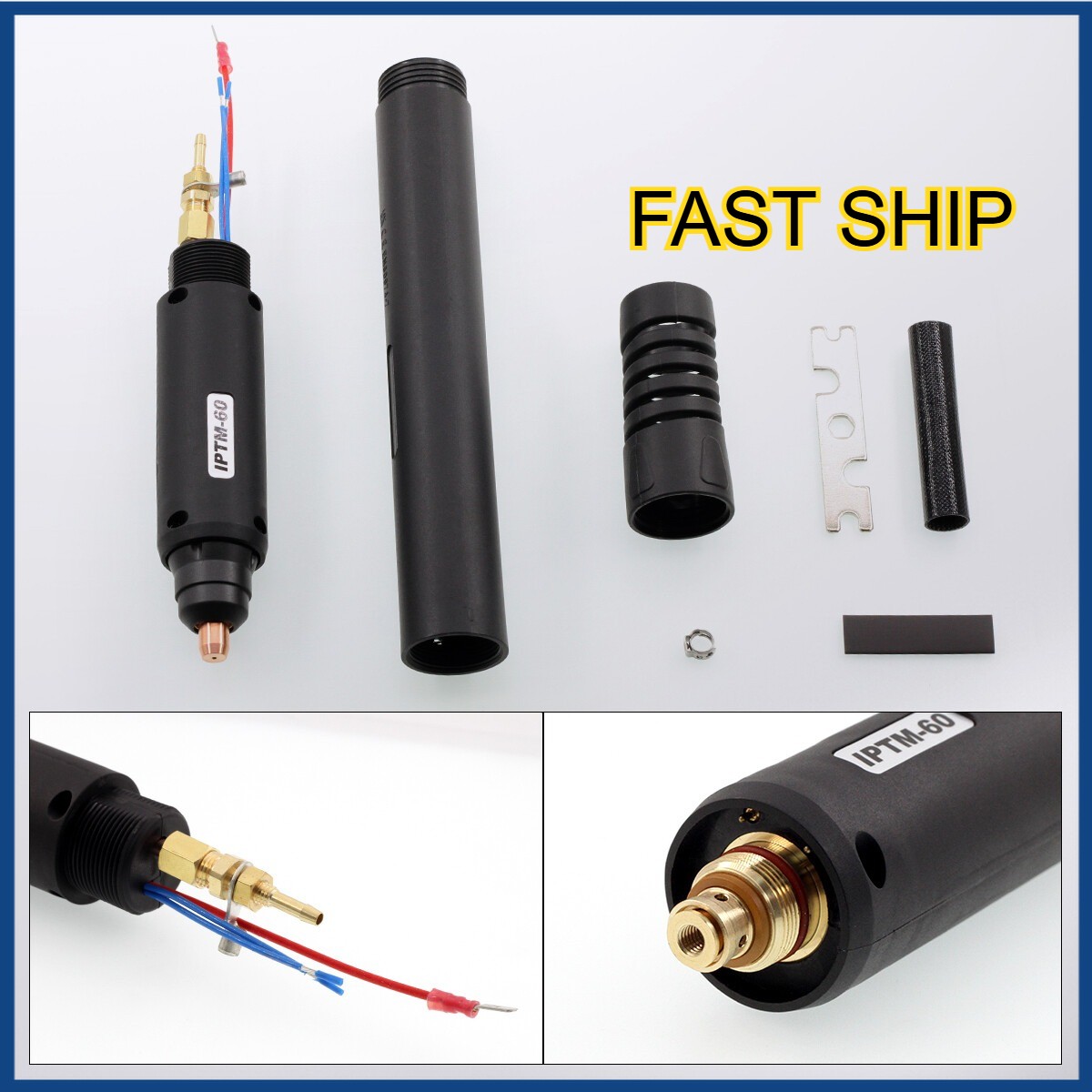 Plasma CNC Torch Head Body for PT-60 IPT-60 IPTM-60 Non-HF Pilot Arc Straight