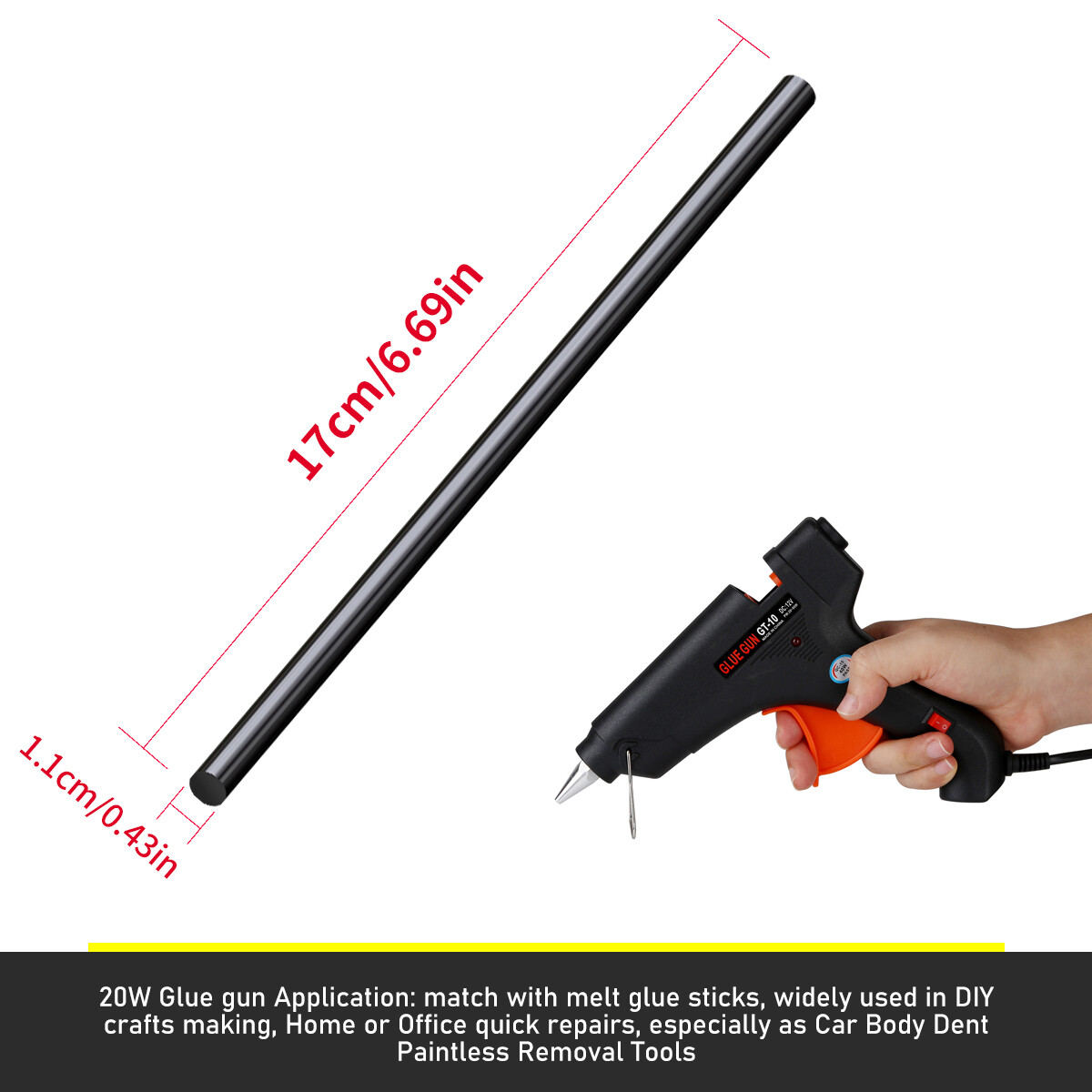 Paintless Car Dent Repair Kit Puller Removal Kit Hail Damage Remover Puller Tool