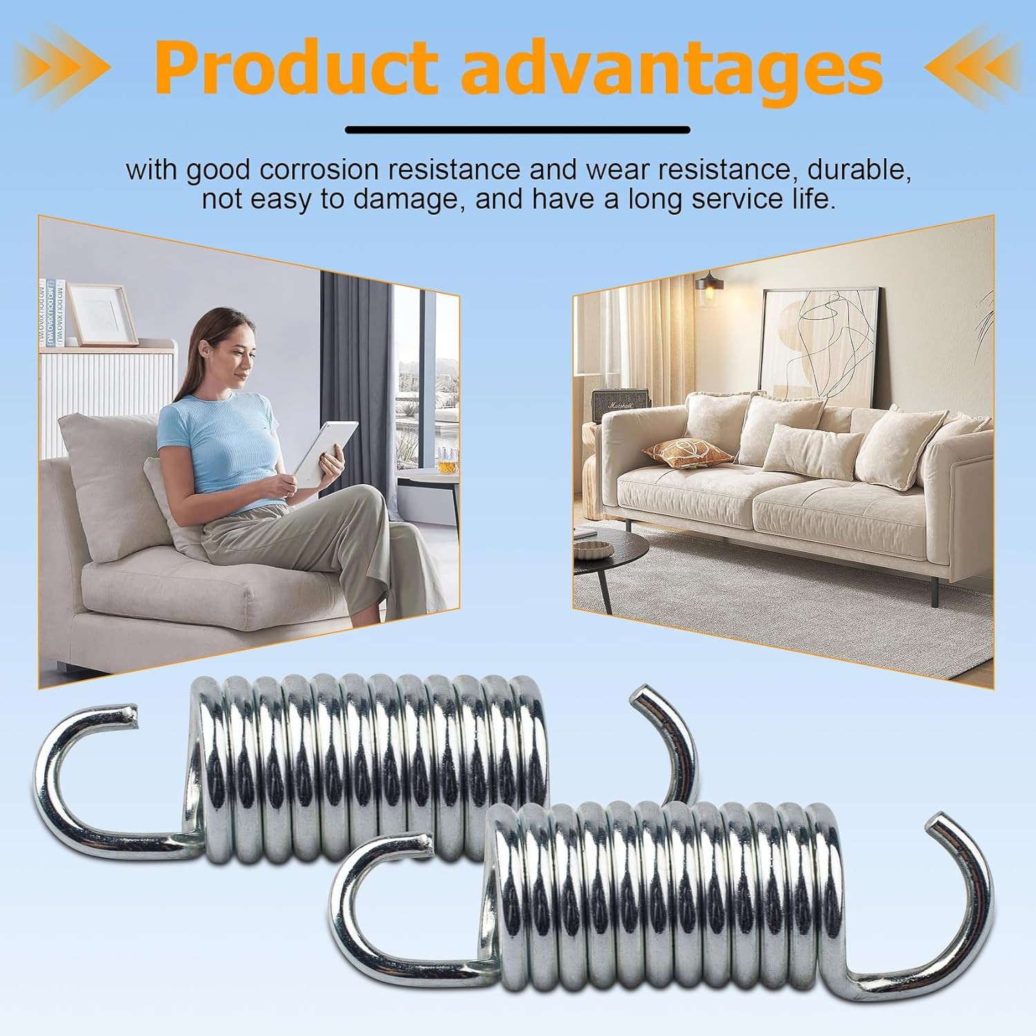 2-1/2 Inch Recliner Springs Fits for Southern Motion, Catna-Pper and Lazy Boy Re