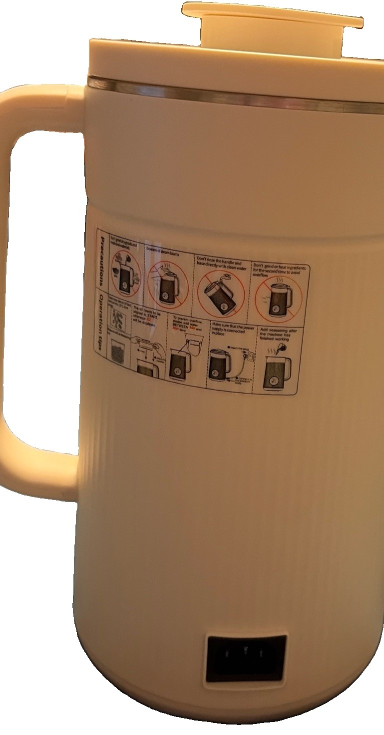 AGREEA, HB-B10KW1, Soy Milk Maker - White - Multi-Function w/Box - Tested