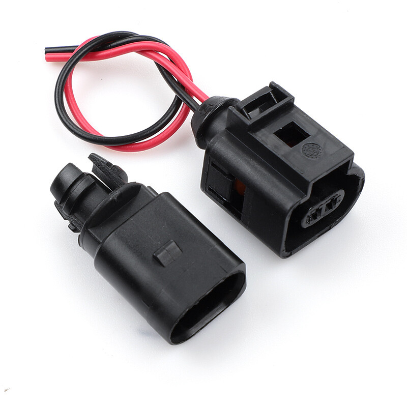 Air Ambient Temperature Temp Sensor w/ Plug Pigtail For VW Jetta Passat CC Audi