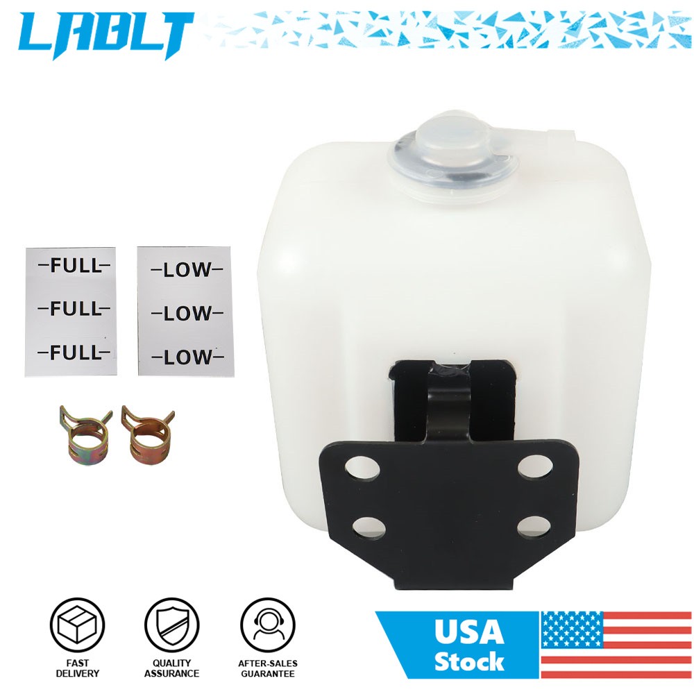 Overflow Coolant Bottle With Bracket For Kubota  ASSY Sub Reserve Tank Bottle
