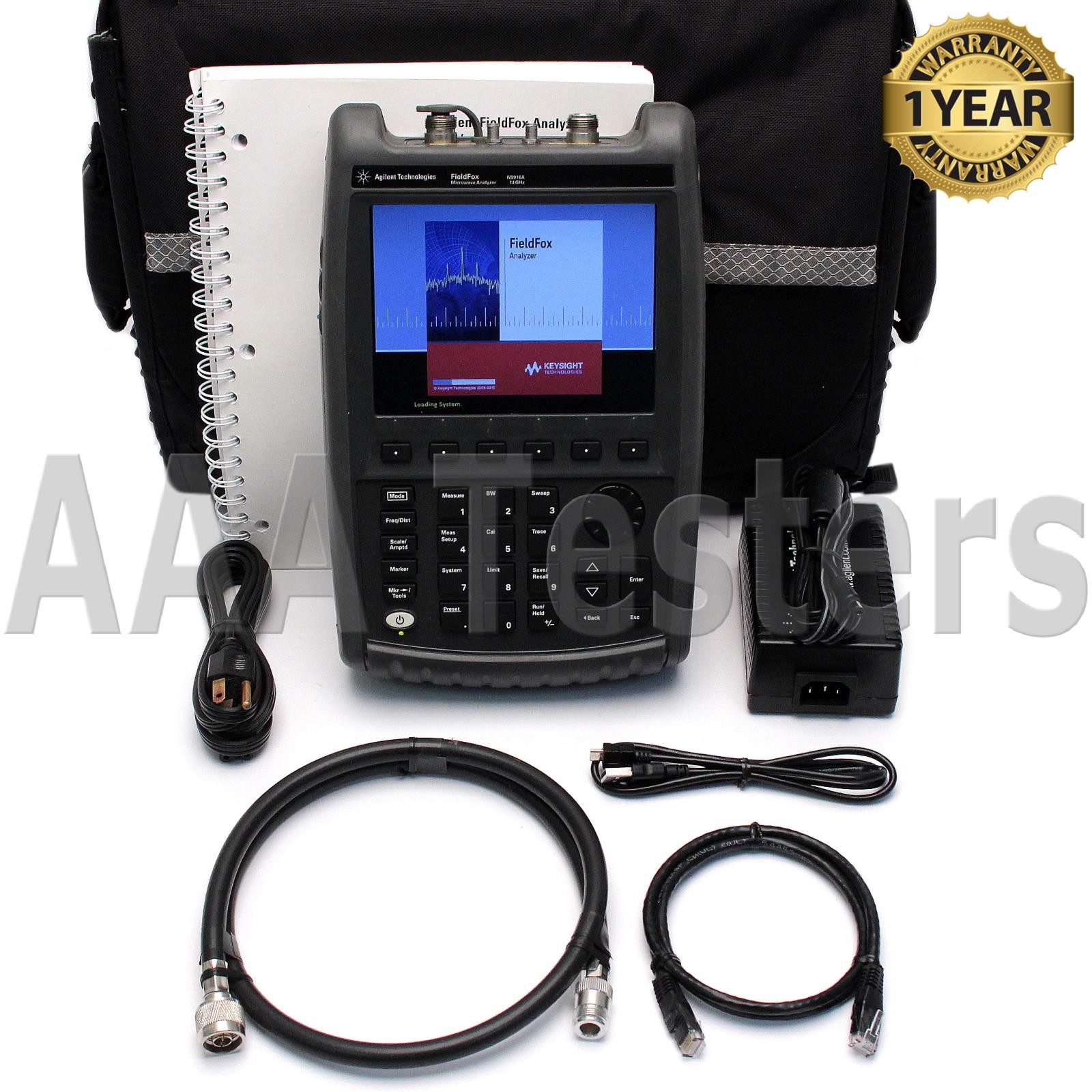 Keysight N9916A FieldFox 14 GHz RF Cable Antenna Combination Analyzer