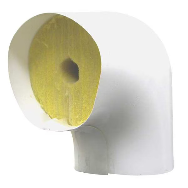Manufacturer Varies 1-5/8" Fiberglass Elbow Pipe Fitting Insulation, 1" Wall
