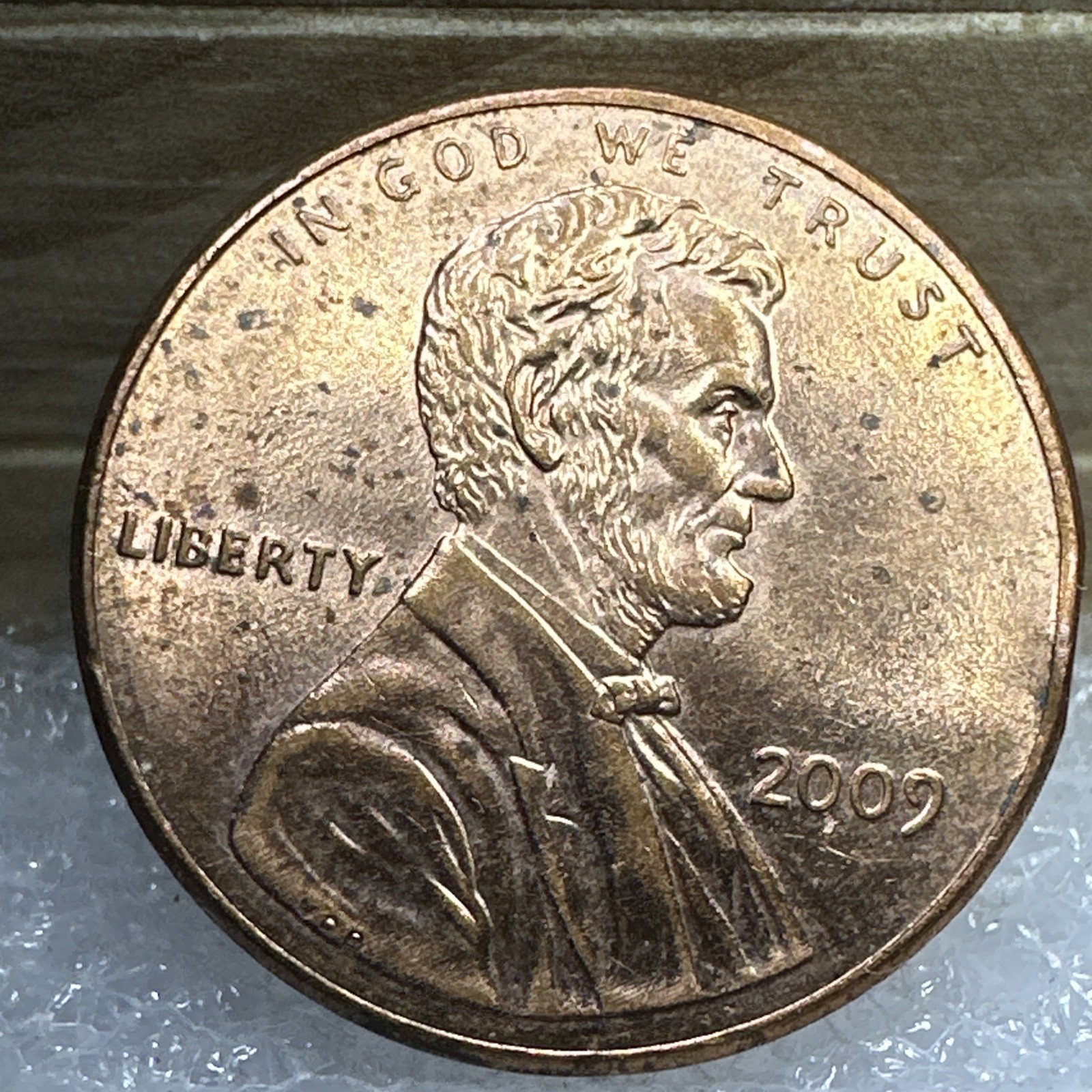 2009 D Lincoln Log Cabin RD Cent (BU) Penny
