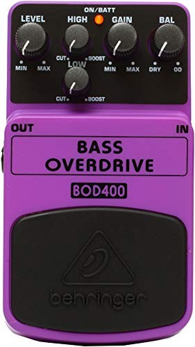 Behringer BOD400 Bass Effects Pedal Overdrive Equalizer