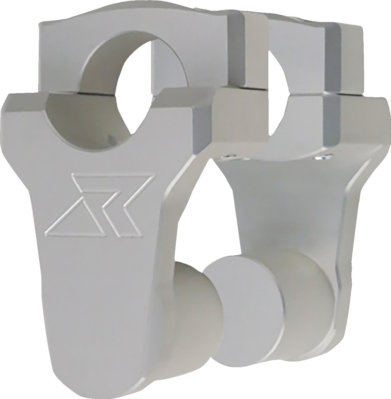 ROX Speed FX 2.4in Pivoting Bar Risers Silver For BMW R1300GS/Adventure 1R-P13GS