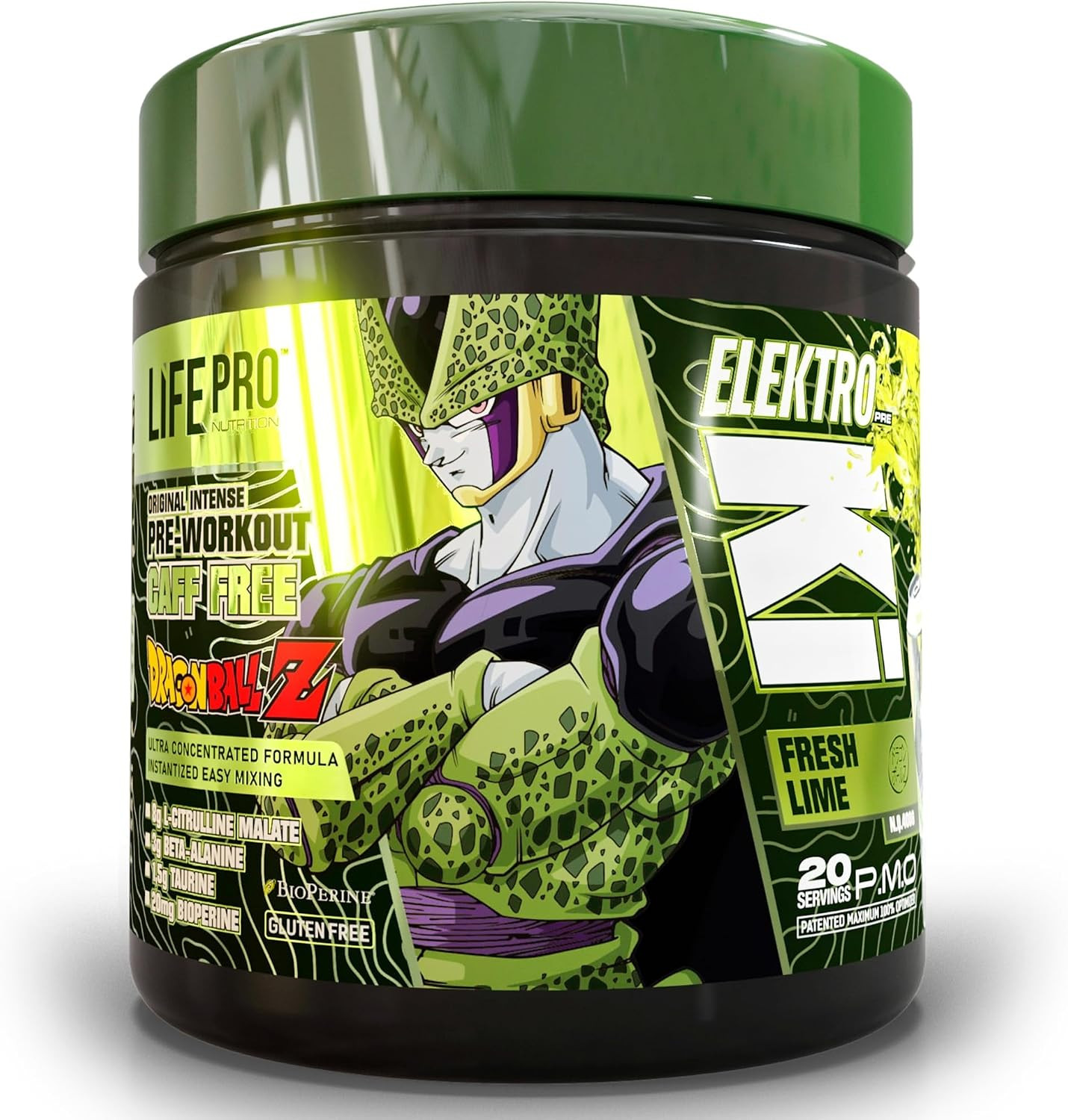 Life Pro Elektro Ki Dragon Ball Z Limited Edition 400G - Potente Preentreno Insp