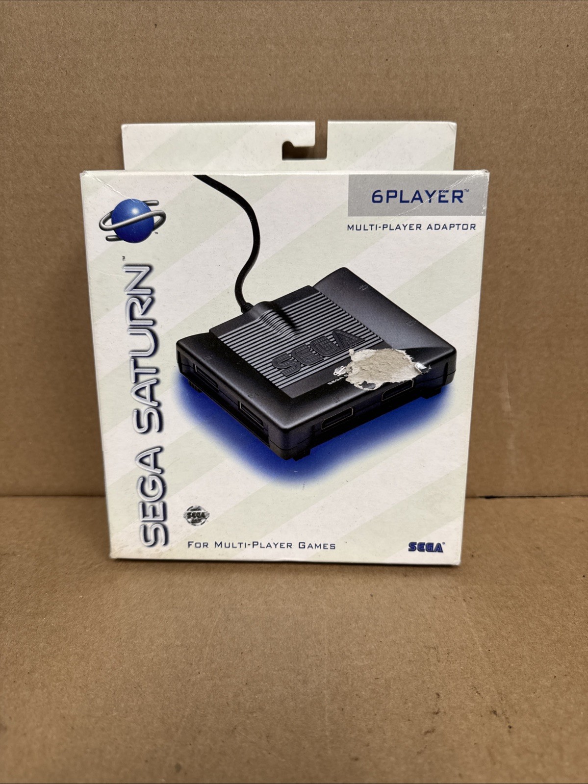 Sega Saturn 6 Player Multitap - New  Open Box CIB W/ Reg Card & Paperwork