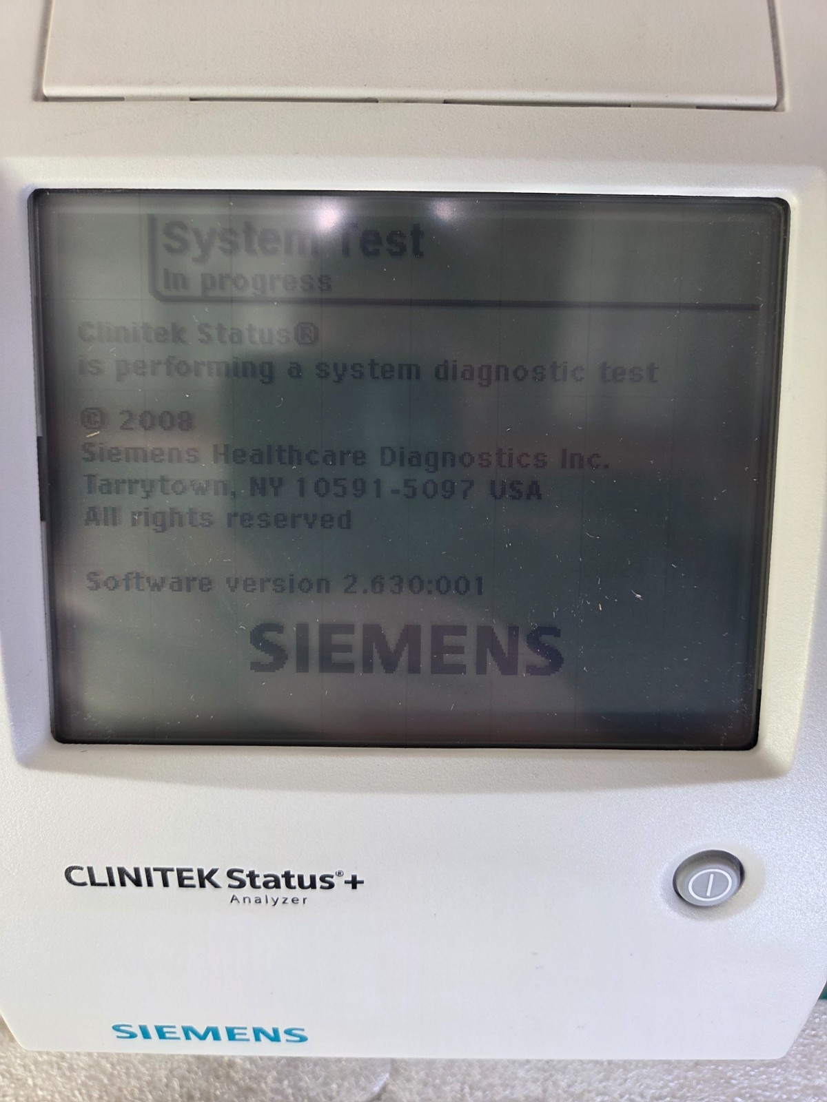 Siemens Clinitek Status +