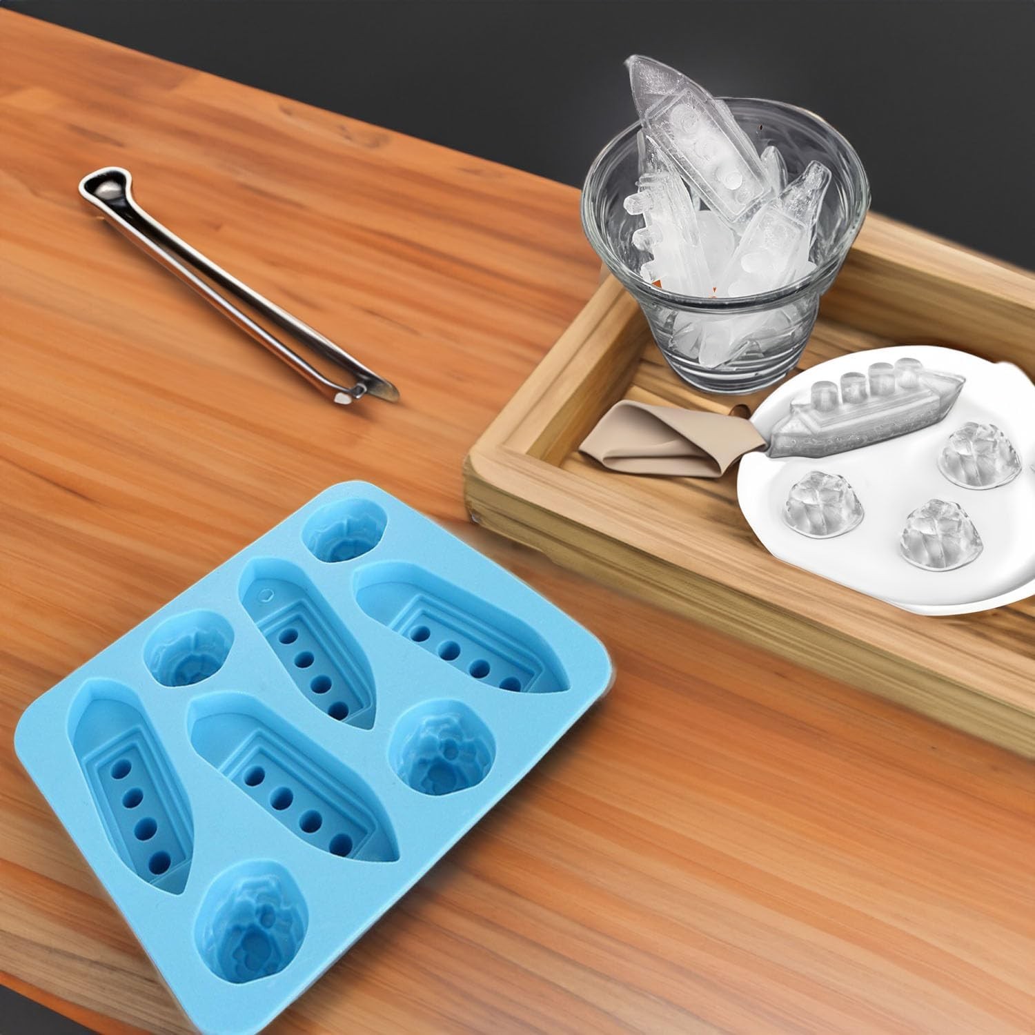 Titanic Shape Ice Tray