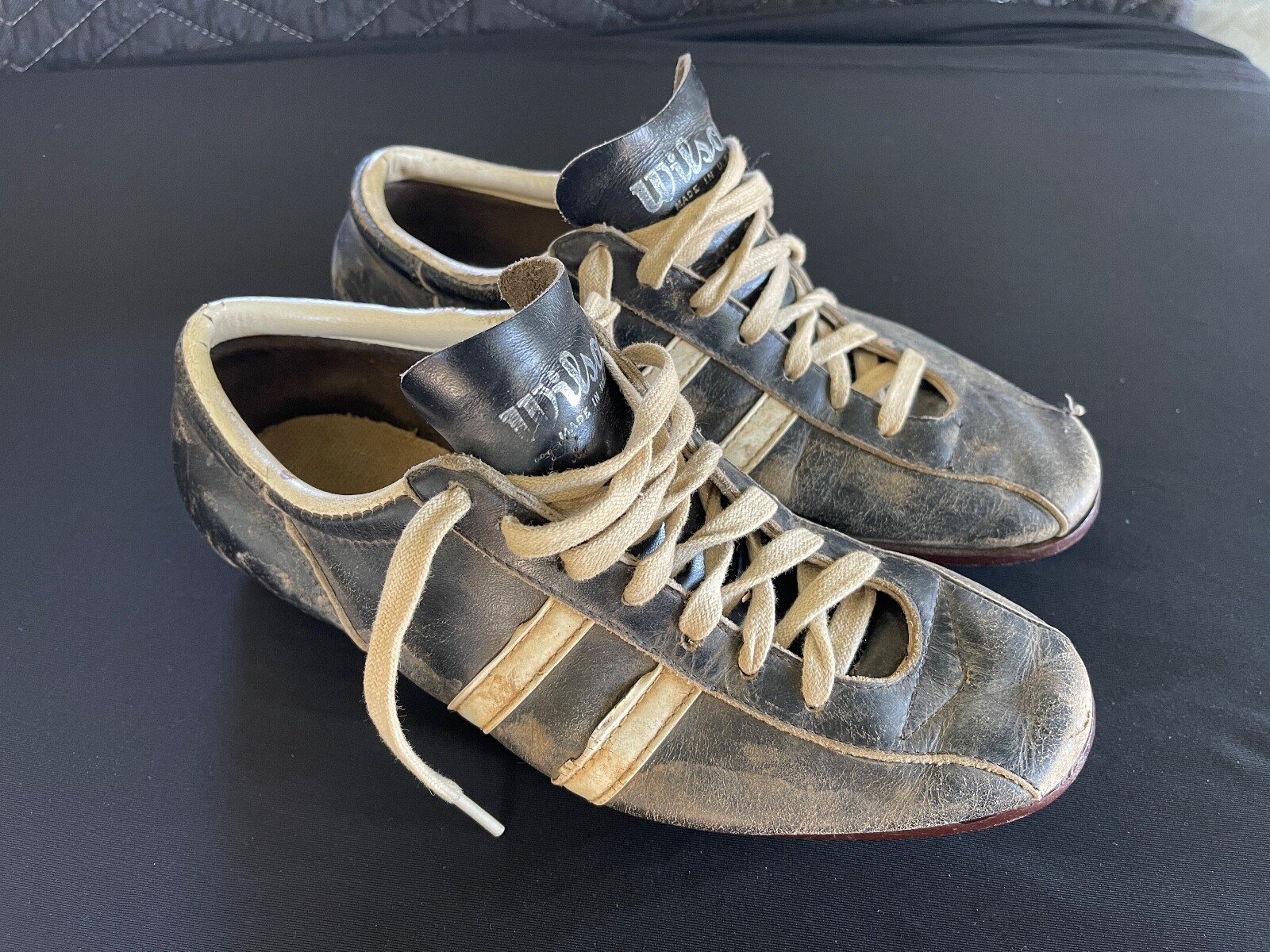 VTG Wilson Soccer/Football Cleats Shoes Made in USA Sz 7 Model 993