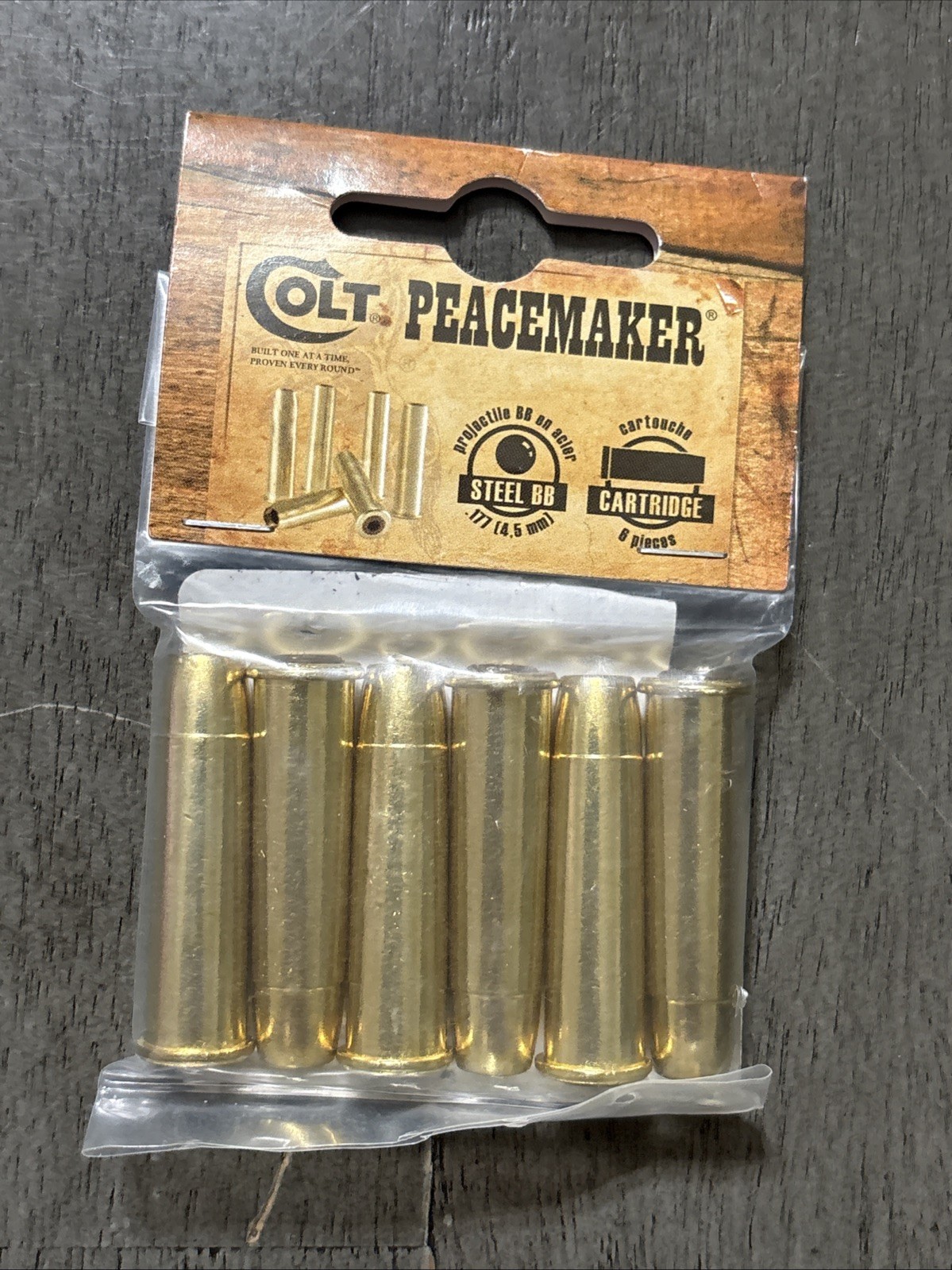 Umarex Colt Peacemaker Revolver Army Six-Shooter .177 BB, (6 Pack) - 2254049
