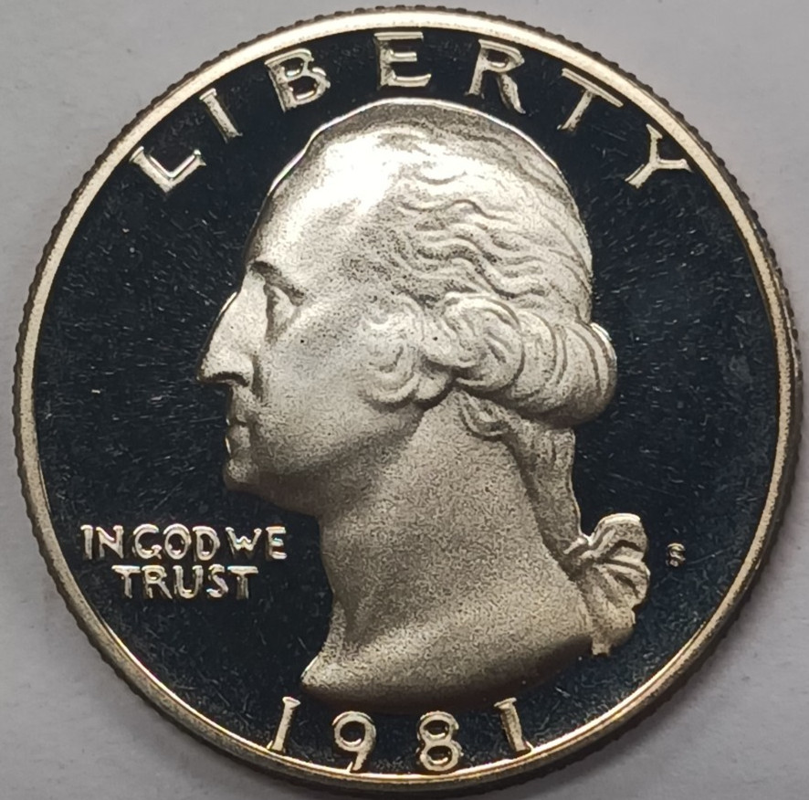 1981-S Proof Washington Quarter