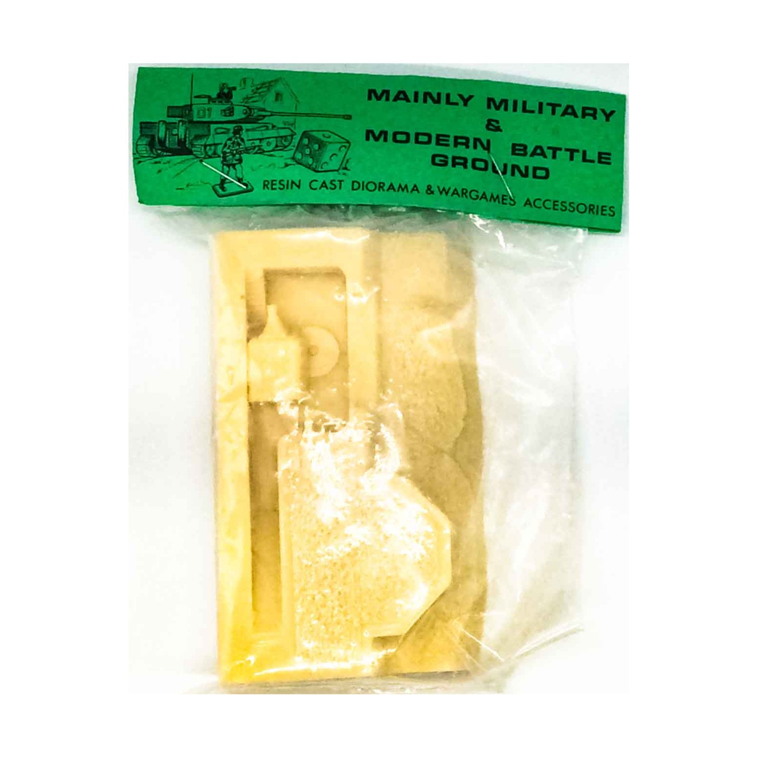Mainly Military & Modern Battle Ground Terrain Bunker in Hill w/Turret Pack New