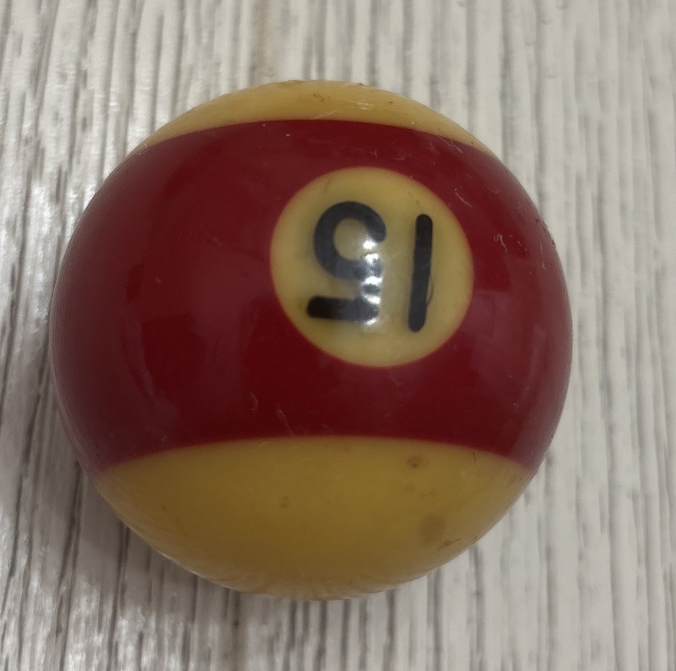 Vintage Billiard 15 Ball