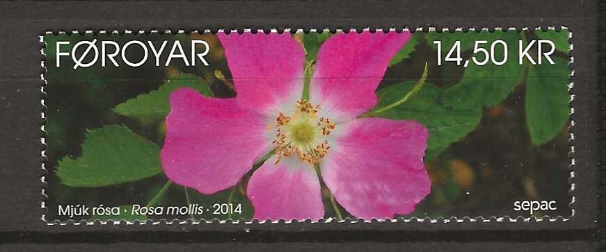Faroe Islands  2014  SEPAC flowers mnh (af799)