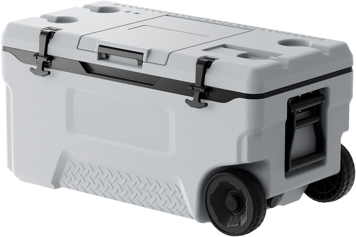 Ultra-Light Hard Cooler, Ice Retention Cooler with Heavy Duty Handle, Ice Chest