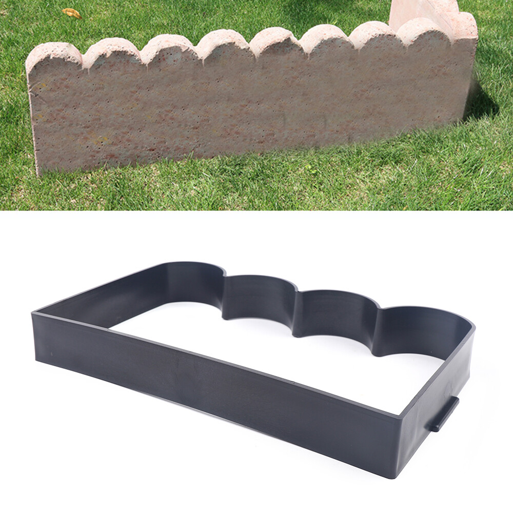 DIY Garden Fence Concrete Mold for Pathways, Sidewalks & Edging