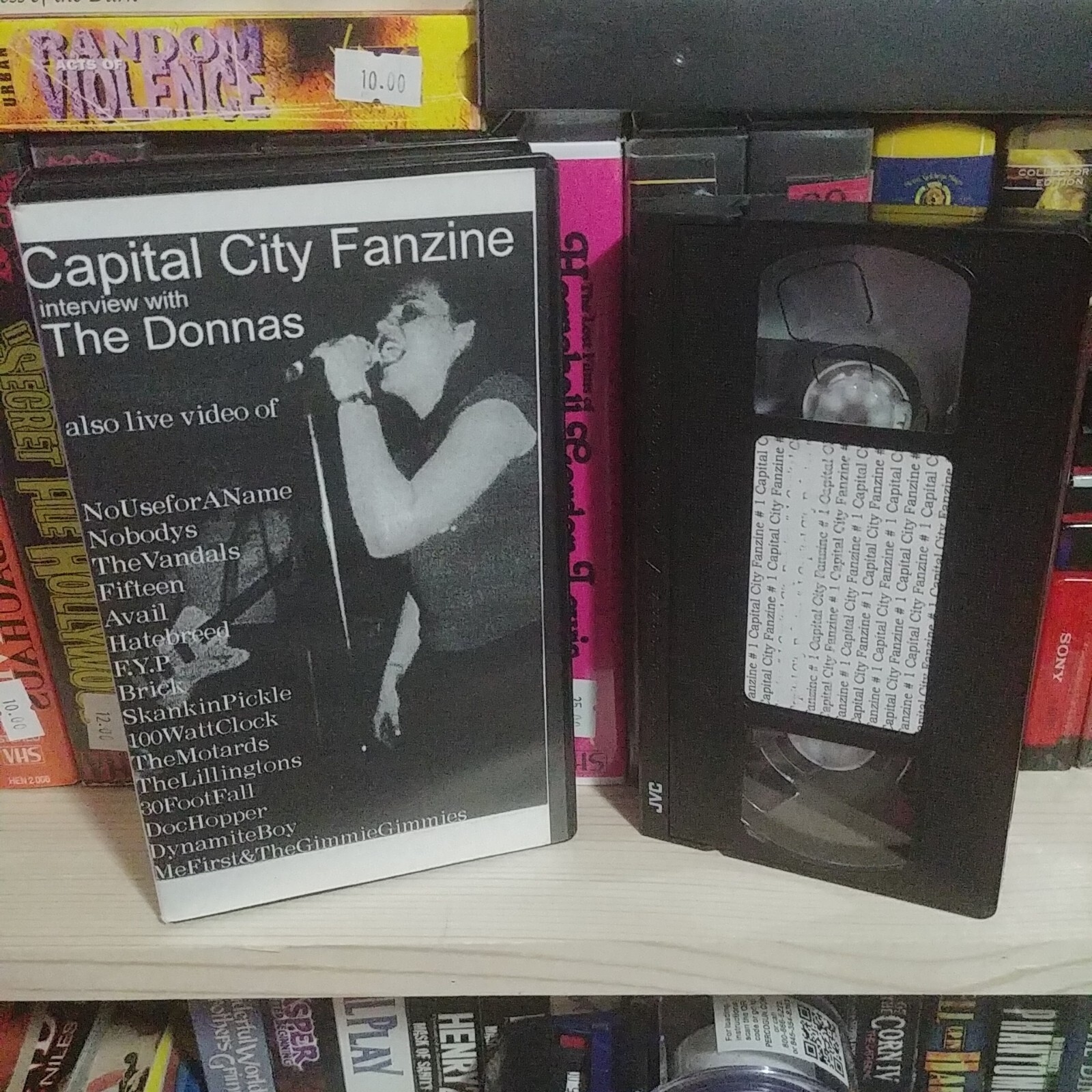 Capital City Fanzine #1 VHS Punk Rock Live & Interviews