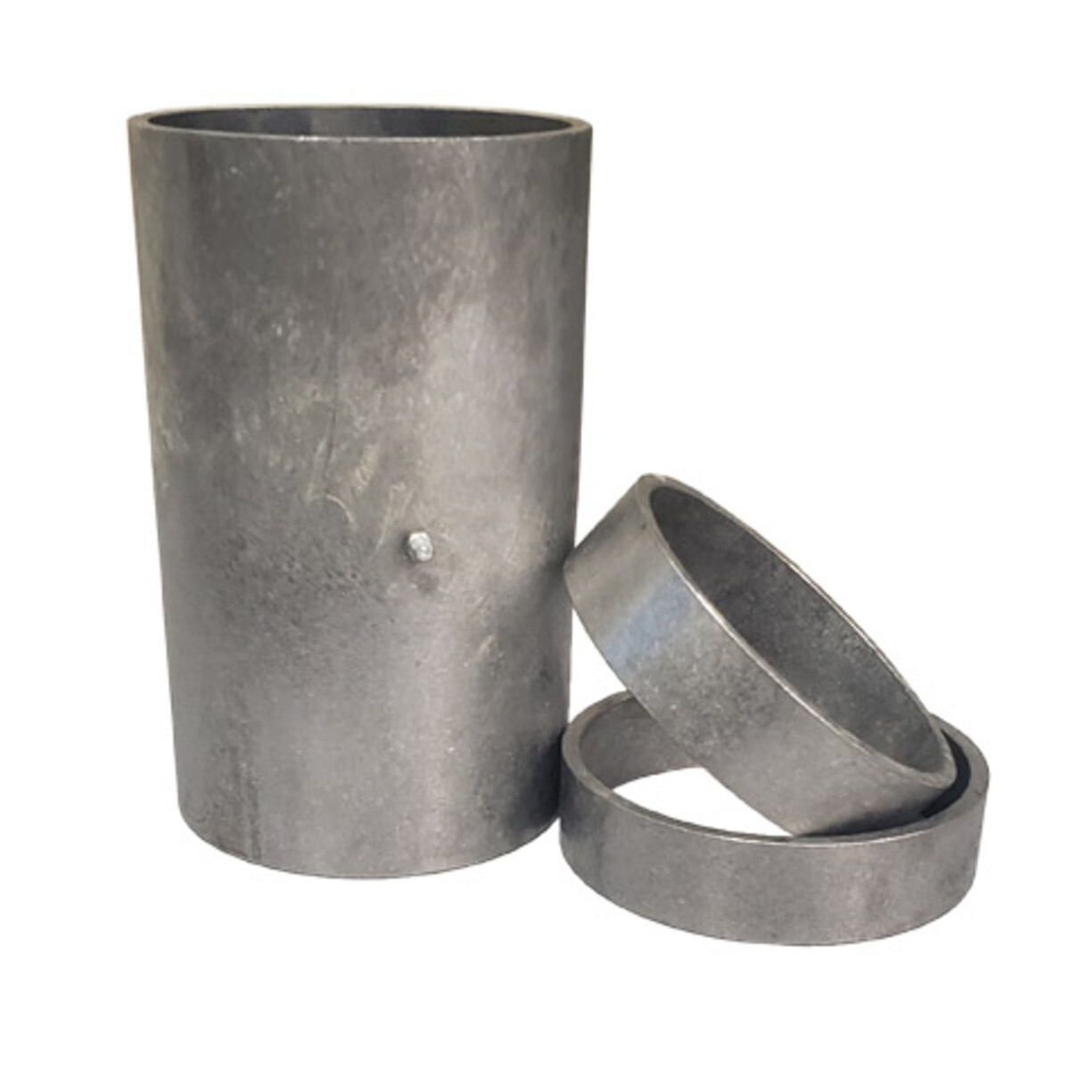 8" x 5" Pipe Hinge Sleeve for 4.5" OD Pipe with 1 Sleeve and 2 Collar Bare