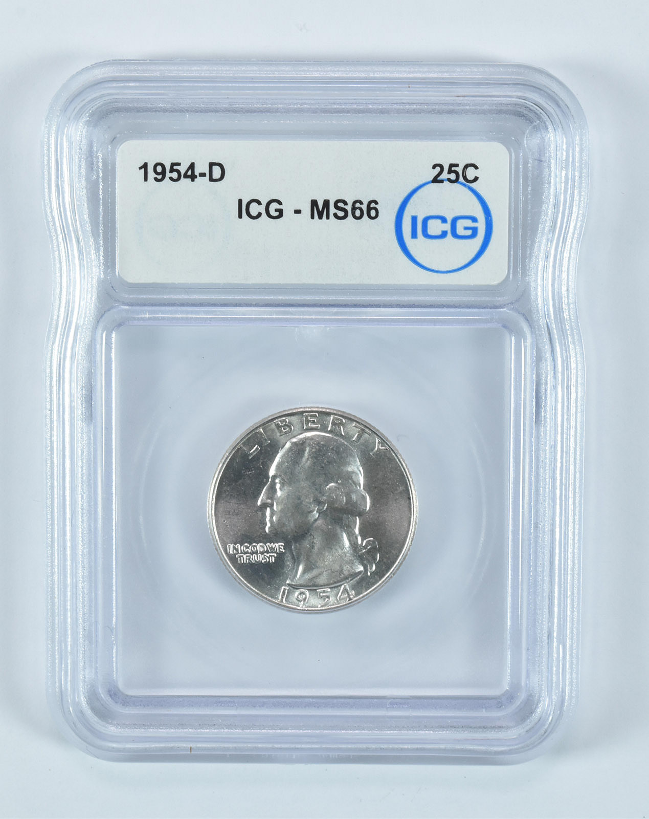 1954-D Washington Quarter MS66 ICG