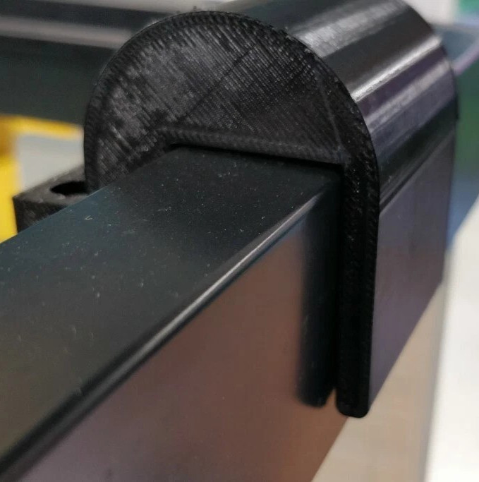 4 Hole Air Dosing Pump Tubing Holder for Aqueon 90G Rimmed Tank - 3D Printed