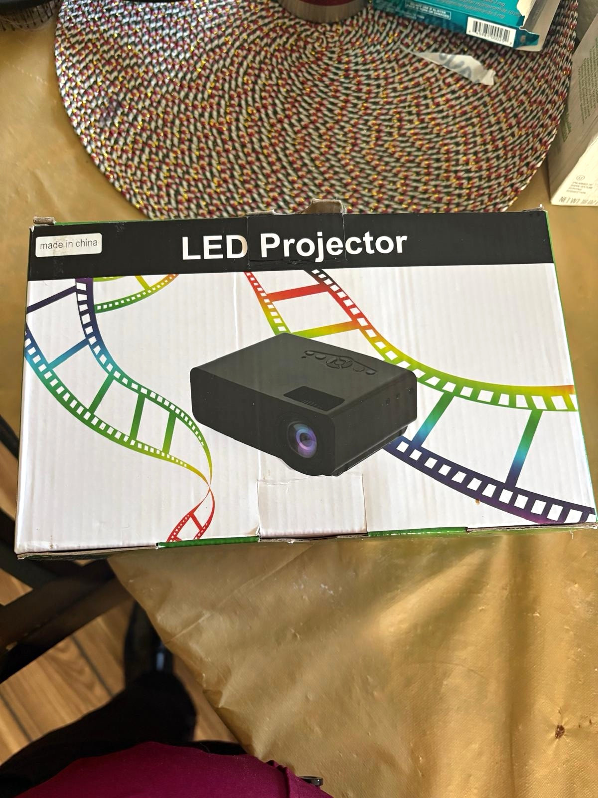 Brighthouse Financial LED Multimedia Projector, Black, HDMI USB Connectivity